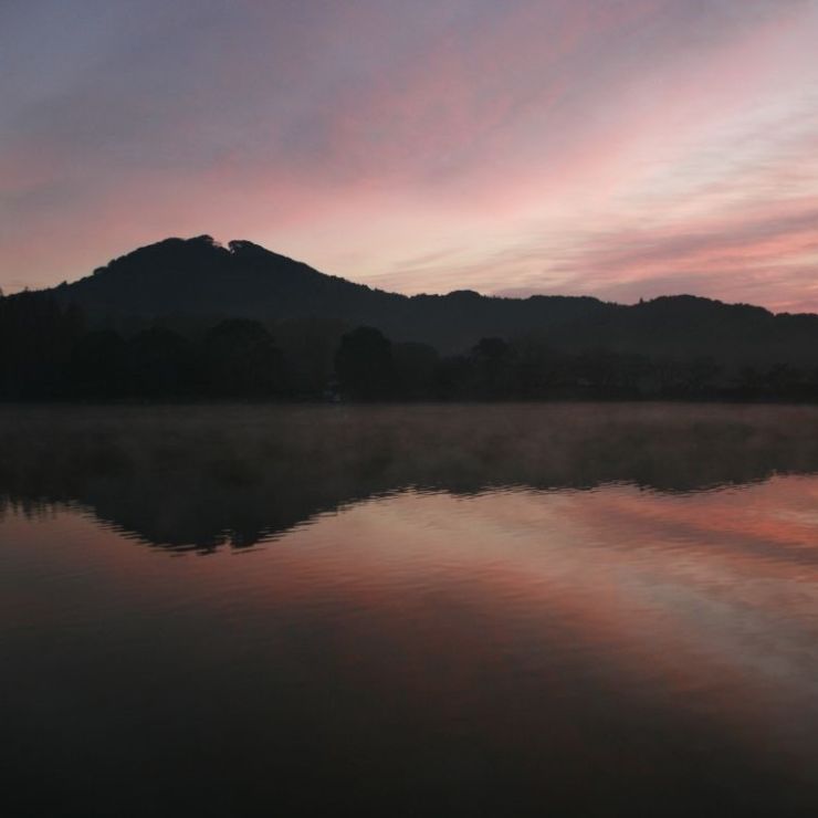 花立山の朝