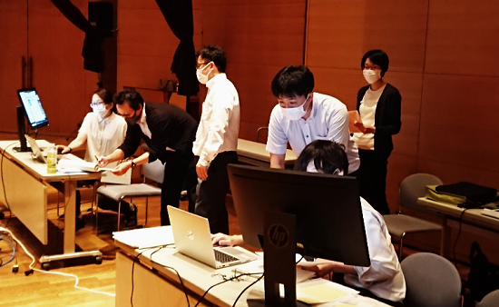 オンラインで実施したワークショップの様子