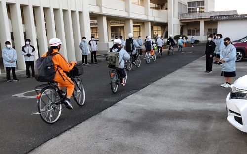 登校のようす