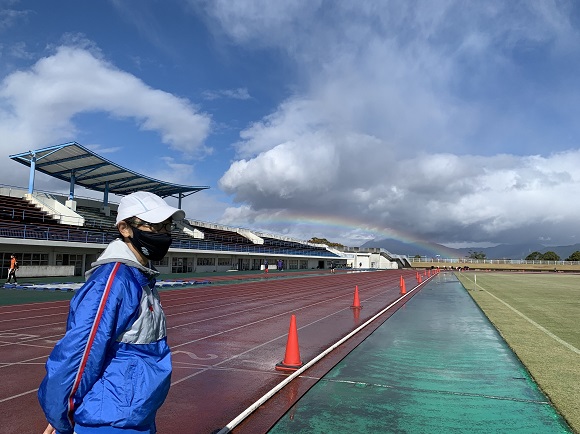 小鴨さんランニング教室・虹.JPG