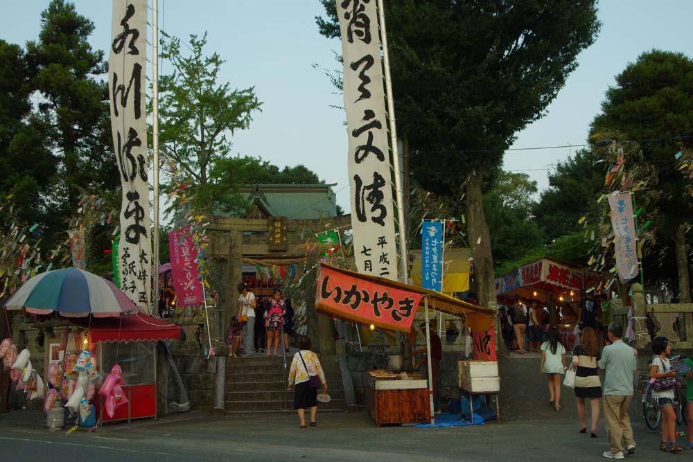 七夕神社夏祭り