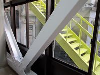鉄骨で補強した箇所